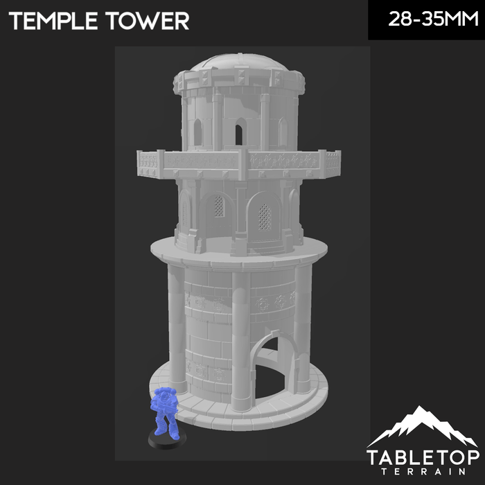 Tabletop Terrain Building Atreus Settlement Temple Tower - Star Wars Legion Shatterpoint Building