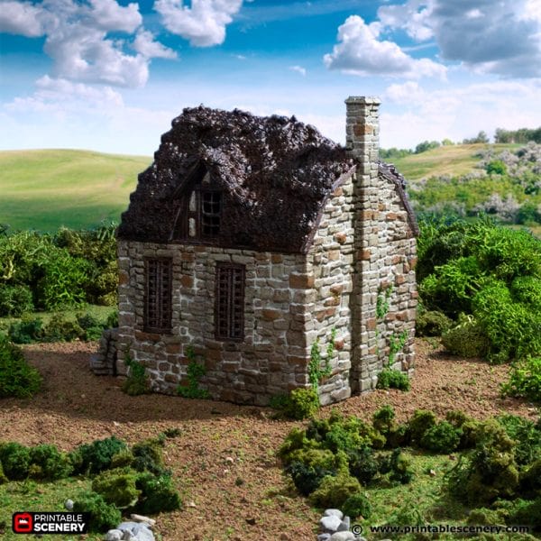 Tabletop Terrain Building Barlyway Cottage - Country & King - Fantasy Historical Building