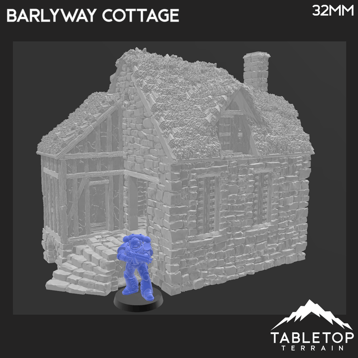Tabletop Terrain Building Barlyway Cottage - Country & King - Fantasy Historical Building