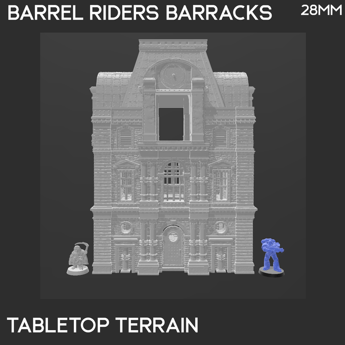 Tabletop Terrain Building Barrel Riders Barracks - Rise of the Halflings - Fantasy Building