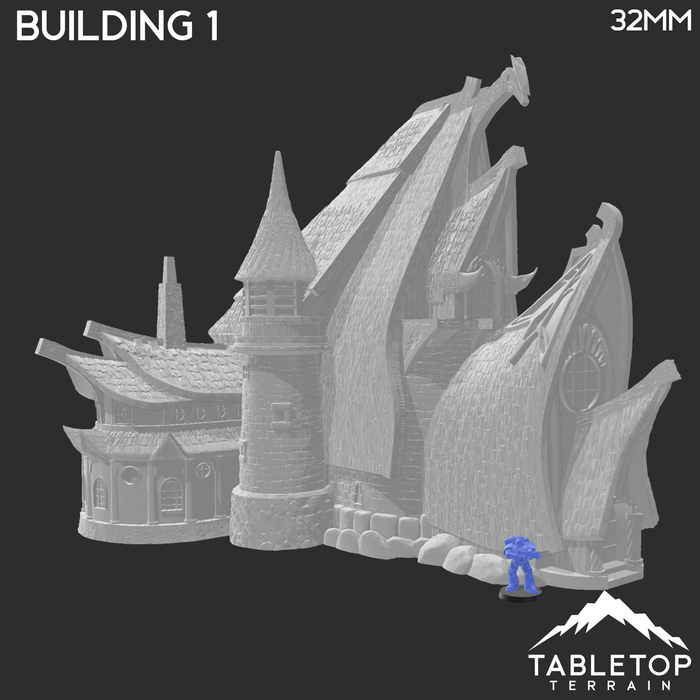 Tabletop Terrain Building Building 1 - City of Spiritdale - Fantasy Building