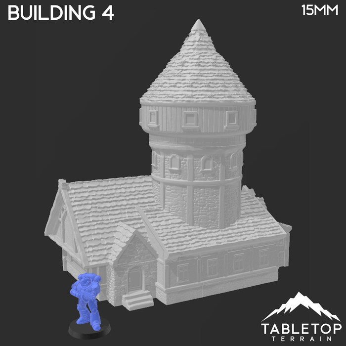 Tabletop Terrain Building Building 4 - Town of Grexdale - Fantasy Building Tabletop Terrain