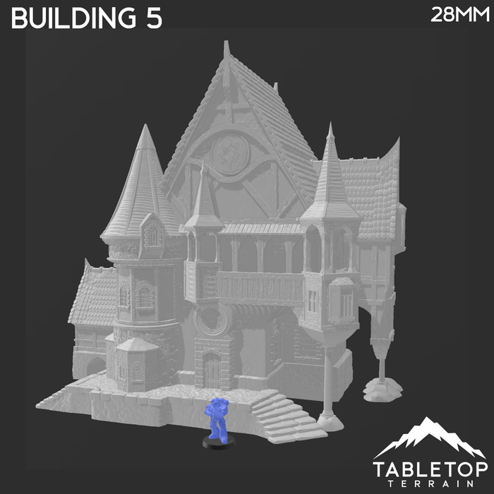 Tabletop Terrain Building Building 5 - City of Spiritdale - Fantasy Building Tabletop Terrain