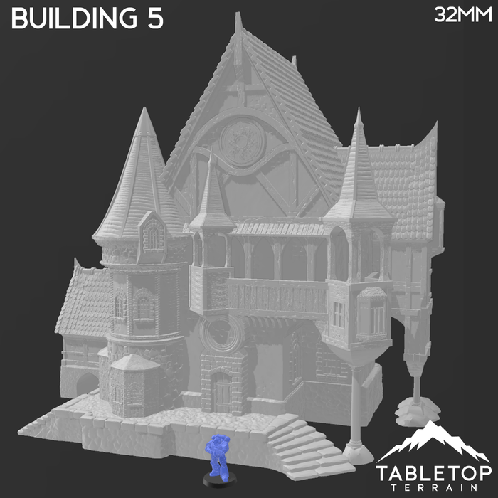 Tabletop Terrain Building Building 5 - City of Spiritdale - Fantasy Building
