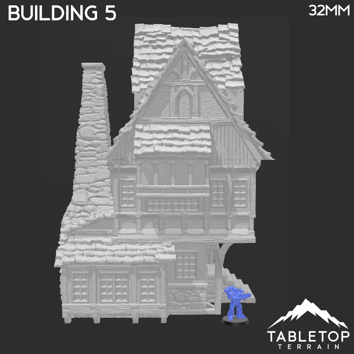Tabletop Terrain Building Building 5 - Town of Grexdale - Fantasy Building