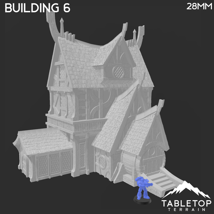 Tabletop Terrain Building Building 6 - City of Spiritdale - Fantasy Building