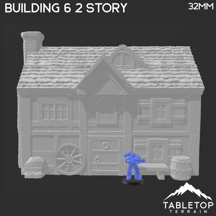 Tabletop Terrain Building Building 6 - Town of Grexdale - Fantasy Building