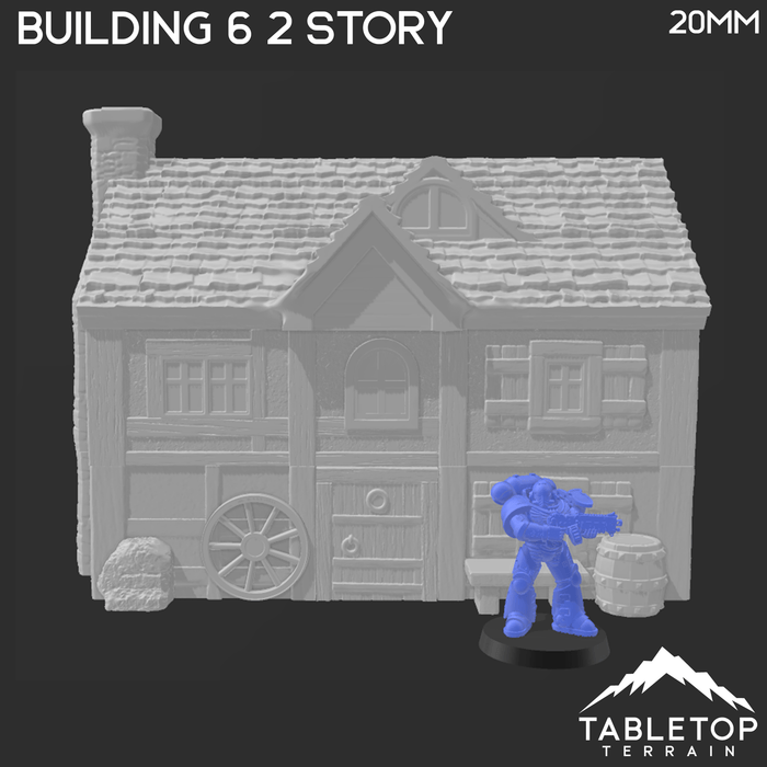 Tabletop Terrain Building Building 6 - Town of Grexdale - Fantasy Building