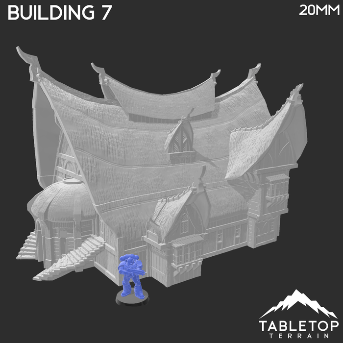 Tabletop Terrain Building Building 7 - City of Spiritdale - Fantasy Building Tabletop Terrain