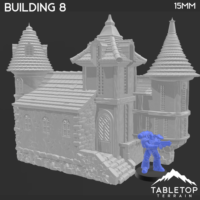 Tabletop Terrain Building Building 8 - City of Spiritdale - Fantasy Building