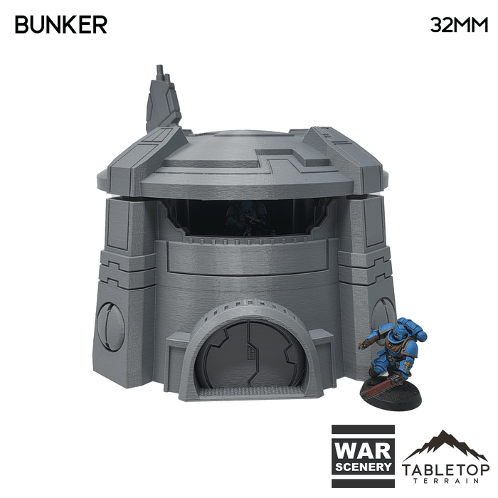 Tabletop Terrain Building Bunker - Tau 40k Building