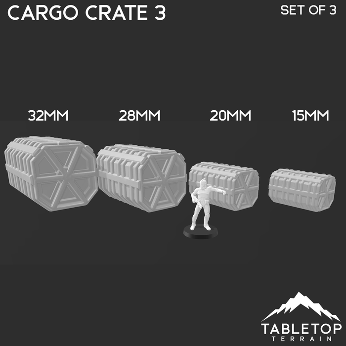 Tabletop Terrain Building Cargo Scatter Set - Star Wars Legion Scatter Terrain
