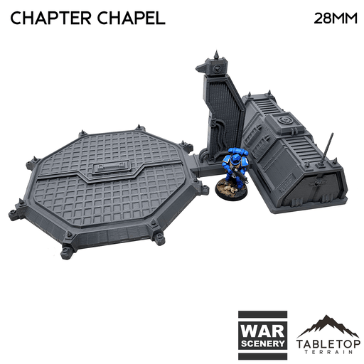 Tabletop Terrain Building Chapter Chapel - 40k Terrain