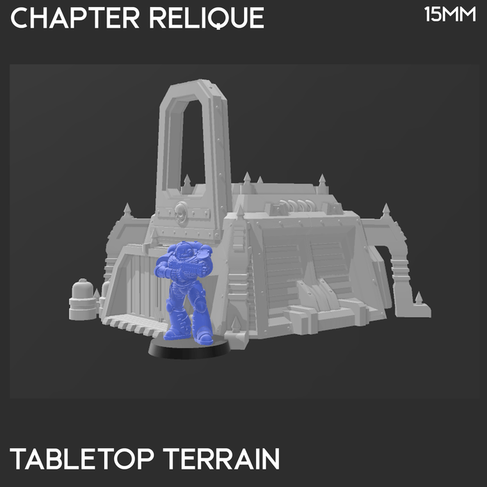 Tabletop Terrain Building Chapter Relique - 40k Terrain Tabletop Terrain