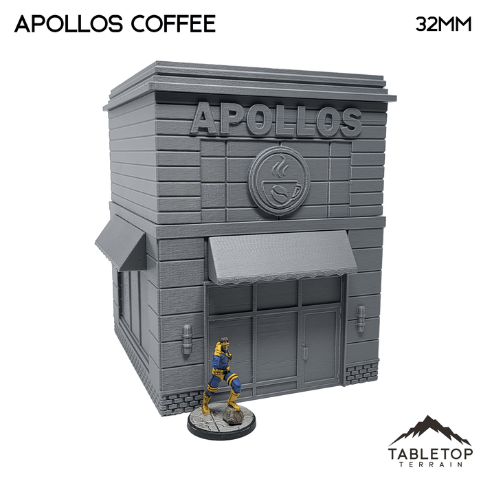 Tabletop Terrain Building Coffee Shop - Marvel Crisis Protocol Building