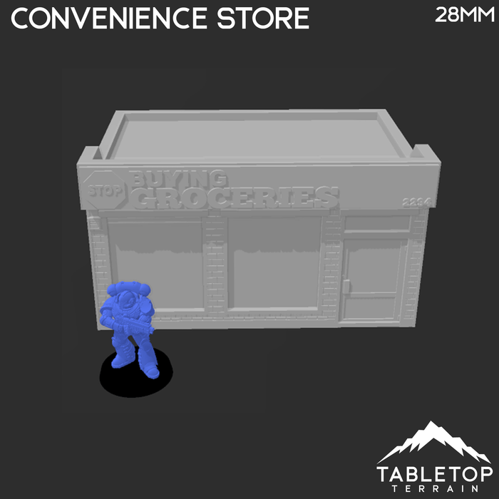Tabletop Terrain Building Convenience Store - Marvel Crisis Protocol Building