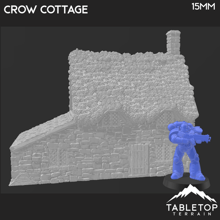 Tabletop Terrain Building Crow Cottage - Country & King - Fantasy Historical Building