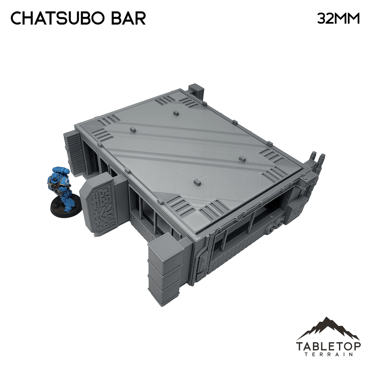 Tabletop Terrain Building Cyberpunk Chatsubo Bar - Cyberpunk Building