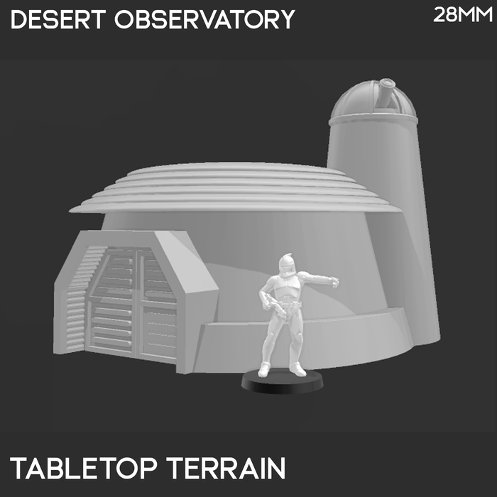 Tabletop Terrain Building Desert Observatory Tabletop Terrain