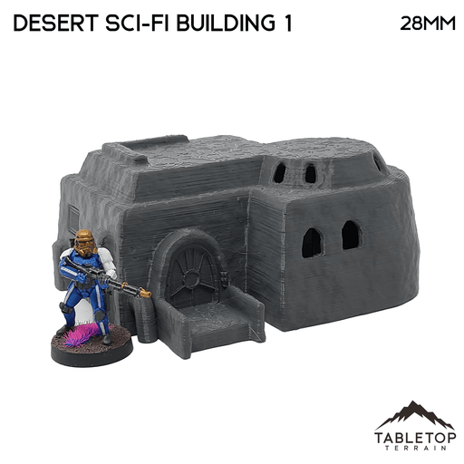 Tabletop Terrain Building Desert Sci-Fi Building 1