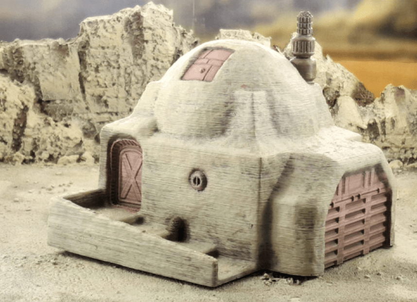 Tabletop Terrain Building Desert Sci-Fi Building 2