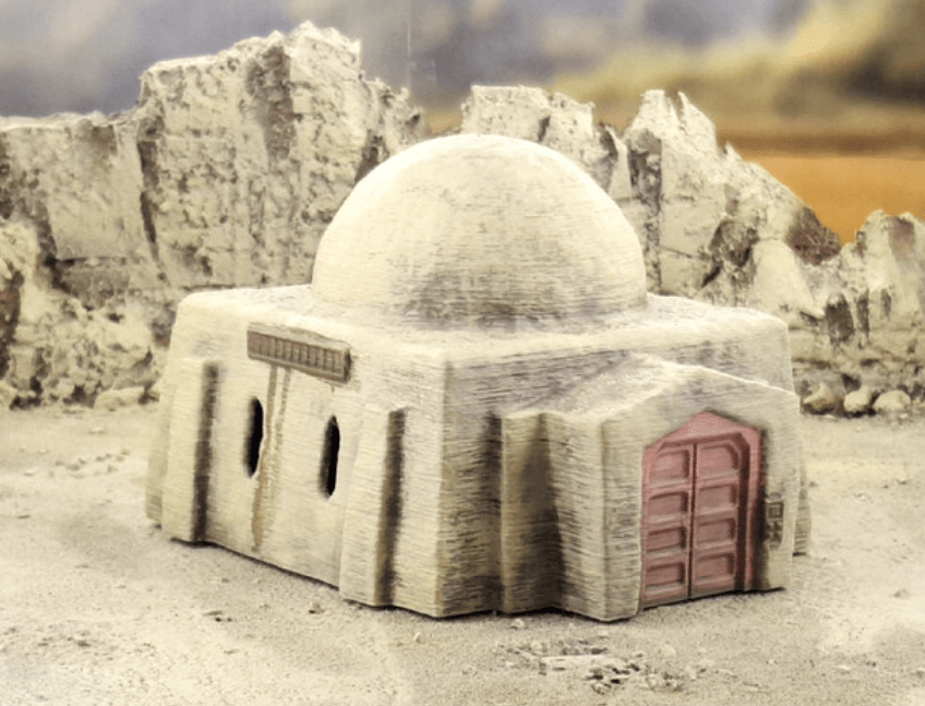 Tabletop Terrain Building Desert Sci-Fi Building 3