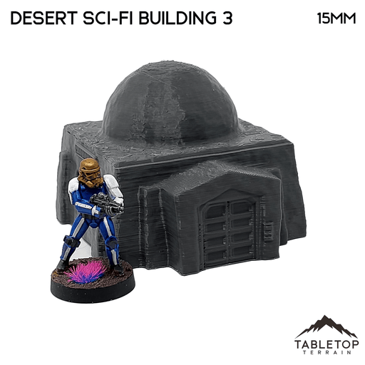 Tabletop Terrain Building Desert Sci-Fi Building 3
