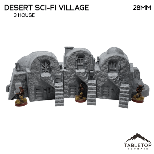 Tabletop Terrain Building Desert Sci-Fi Village - Star Wars Legion Building