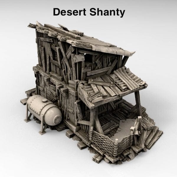 Tabletop Terrain Building Desert Shanty - Apocalyptic Fantasy Building