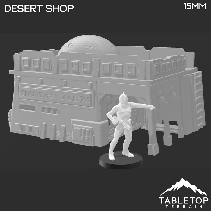 Tabletop Terrain Building Desert Shop - Star Wars Legion Building Tabletop Terrain