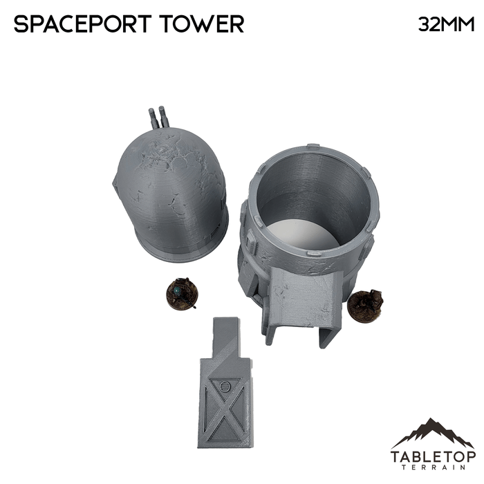 Tabletop Terrain Building Desert Spaceport Tower - Star Wars Legion Tower