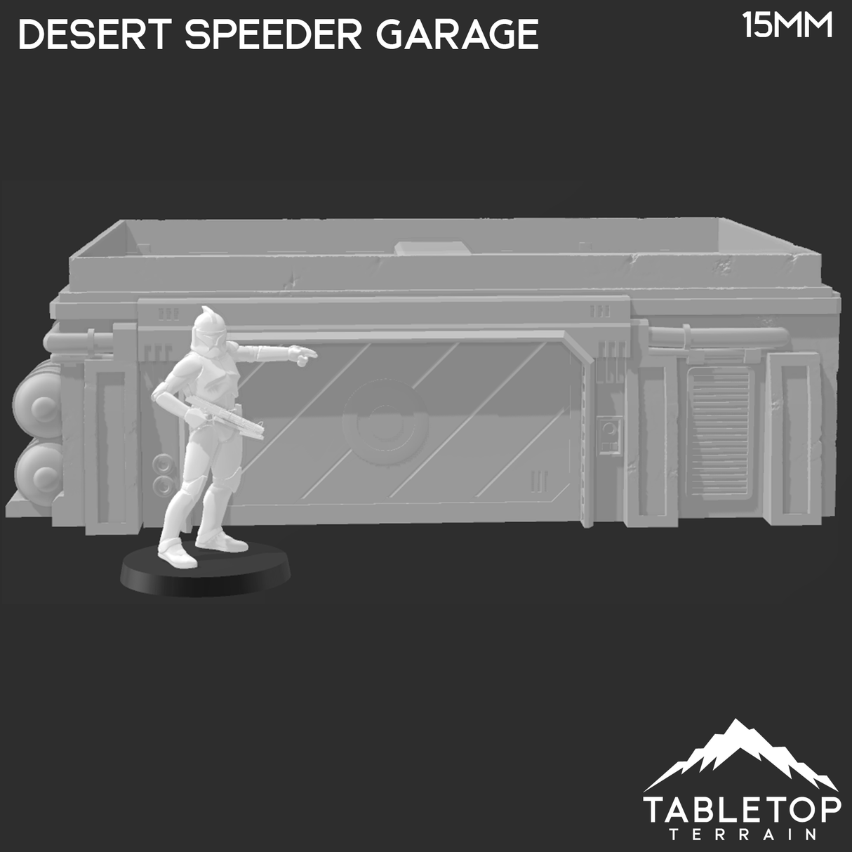 Tabletop Terrain Building Desert Speeder Garage - Star Wars Legion Building