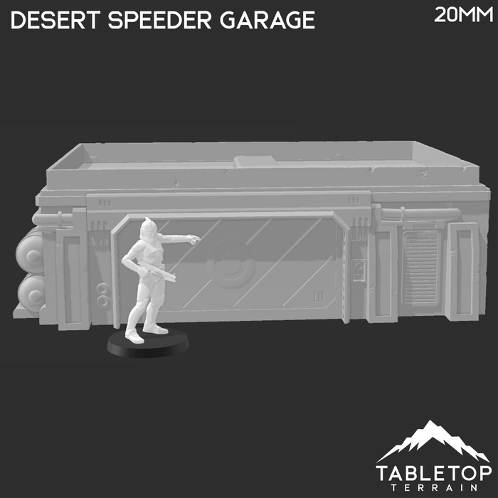Tabletop Terrain Building Desert Speeder Garage - Star Wars Legion Building