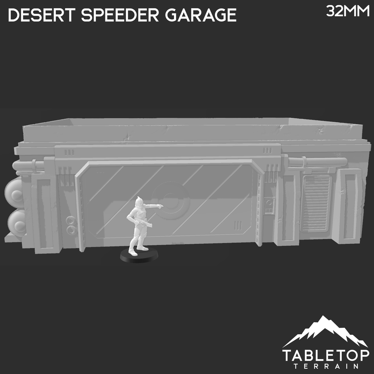 Tabletop Terrain Building Desert Speeder Garage - Star Wars Legion Building