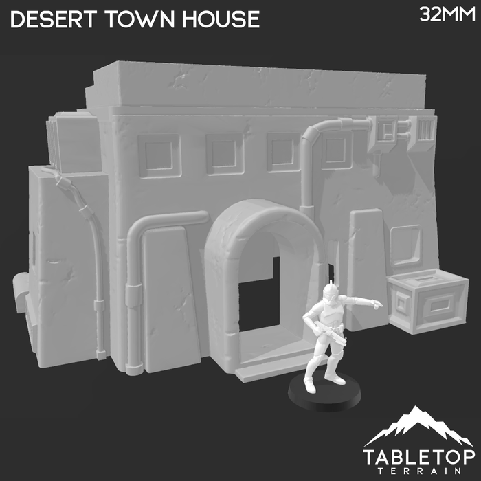 Tabletop Terrain Building Desert Town House - Star Wars Legion Building Tabletop Terrain