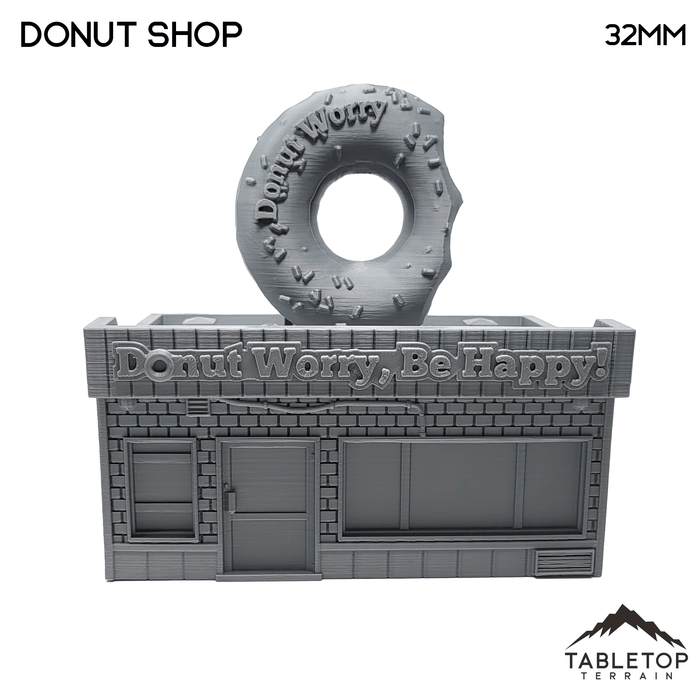 Tabletop Terrain Building Donut Shop - Marvel Crisis Protocol Building