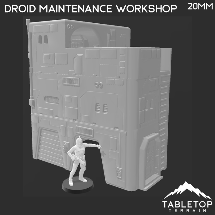 Tabletop Terrain Building Droid Maintenance Workshop - Star Wars Legion Building