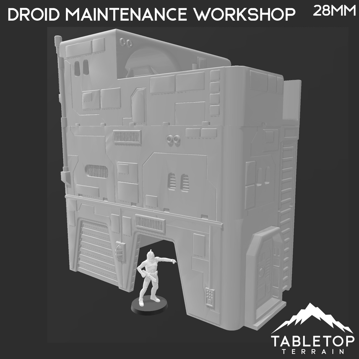 Tabletop Terrain Building Droid Maintenance Workshop - Star Wars Legion Building