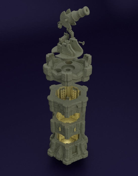 Tabletop Terrain Building Dwarf Bombard Tower