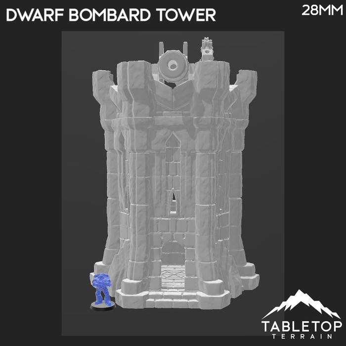 Tabletop Terrain Building Dwarf Bombard Tower