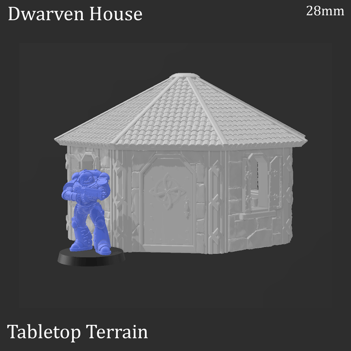Tabletop Terrain Building Dwarven House - Fantasy Building