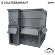 Tabletop Terrain Building E Coli Restaurant - Marvel Crisis Protocol Building