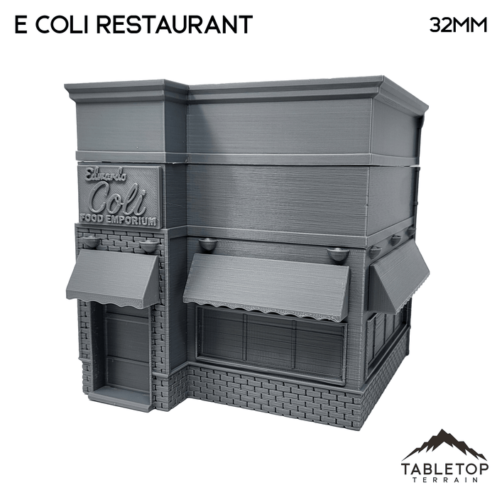 Tabletop Terrain Building E Coli Restaurant - Marvel Crisis Protocol Building