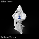 Tabletop Terrain Building Eldar Tower - 40k Eldar Terrain