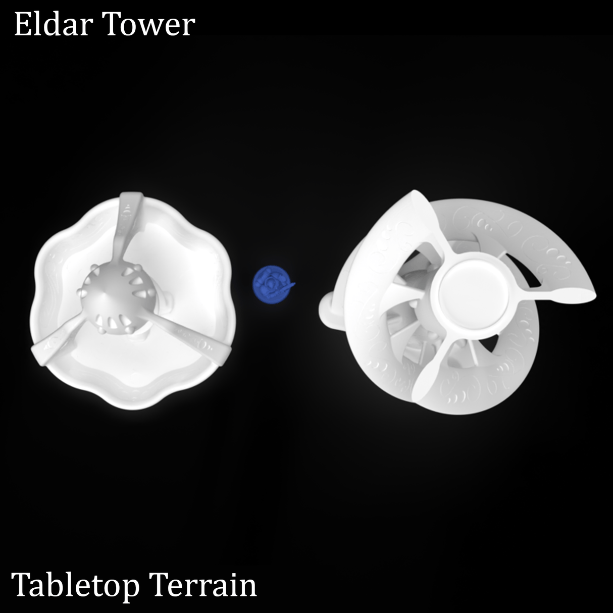 Tabletop Terrain Building Eldar Tower - 40k Eldar Terrain