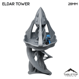 Tabletop Terrain Building Eldar Tower - 40k Eldar Terrain