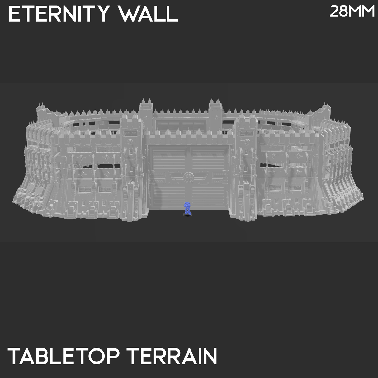 Tabletop Terrain Building Eternity Wall - 40k Terrain