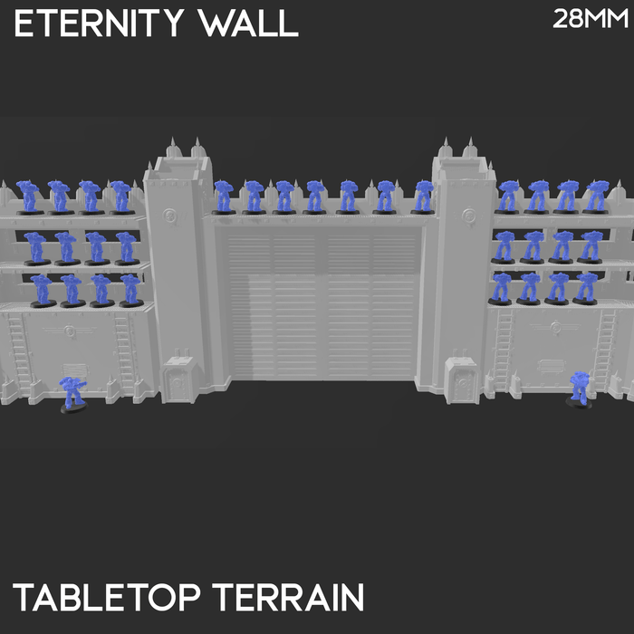 Tabletop Terrain Building Eternity Wall - 40k Terrain