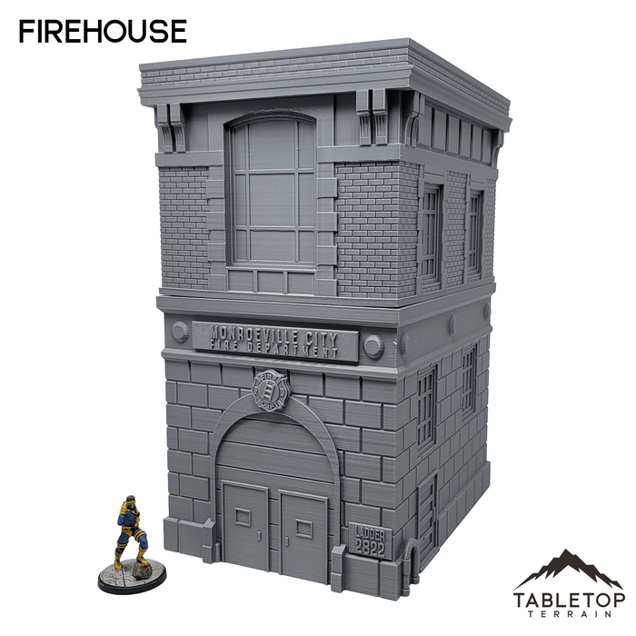 Tabletop Terrain Building Firehouse - Marvel Crisis Protocol Building