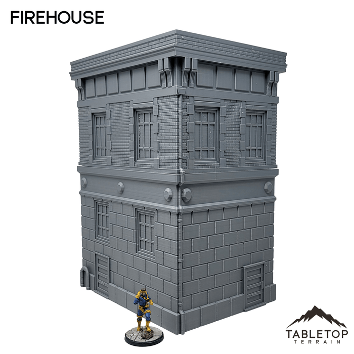 Tabletop Terrain Building Firehouse - Marvel Crisis Protocol Building